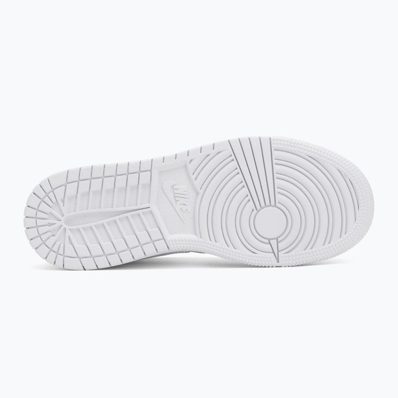 Shoes  Jordan 1 Mid white/white/white 4