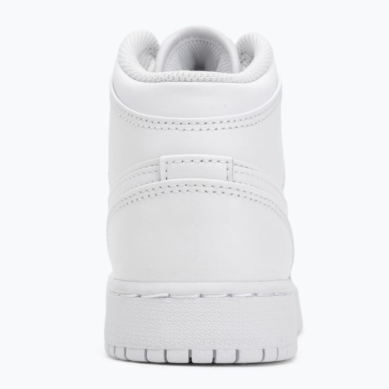 Shoes  Jordan 1 Mid white/white/white 6