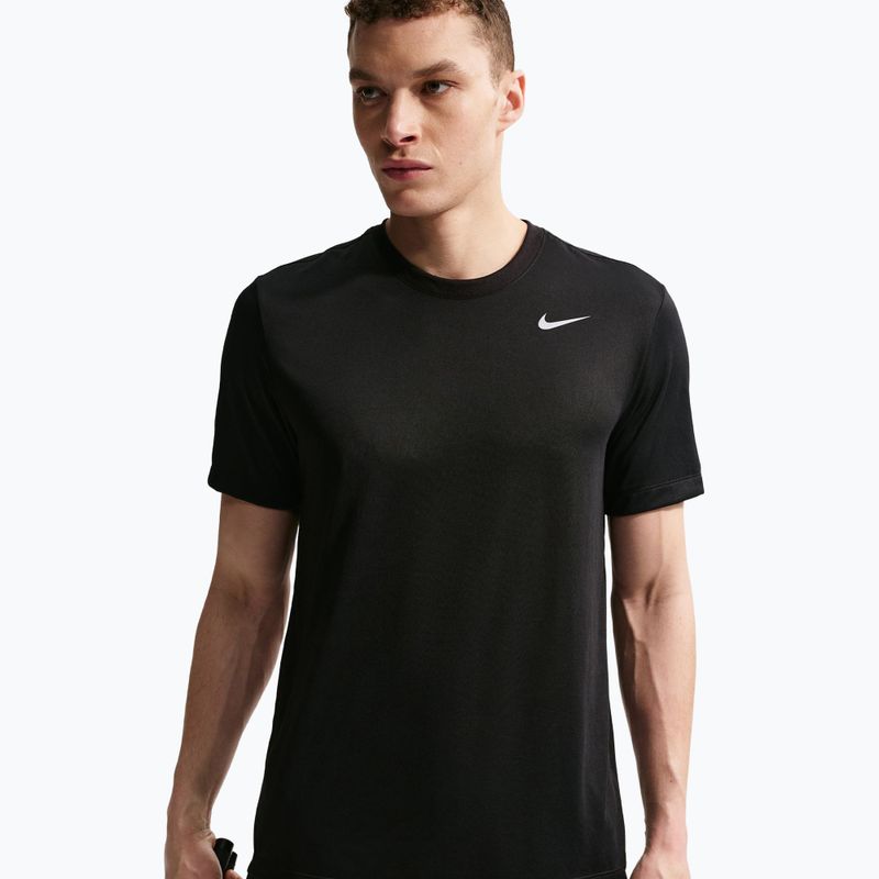 Men's training shirt Nike Dri-FIT Legend black/matte silver 4