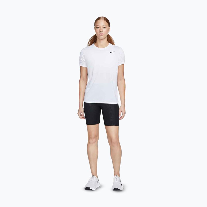 Women's training T-shirt Nike Dri-Fit white/black 2