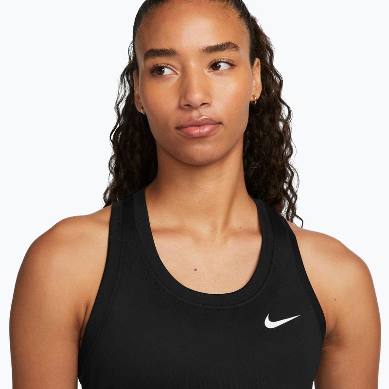 Women's training tank top Nike Dri-Fit Racerback Tank Top black 4