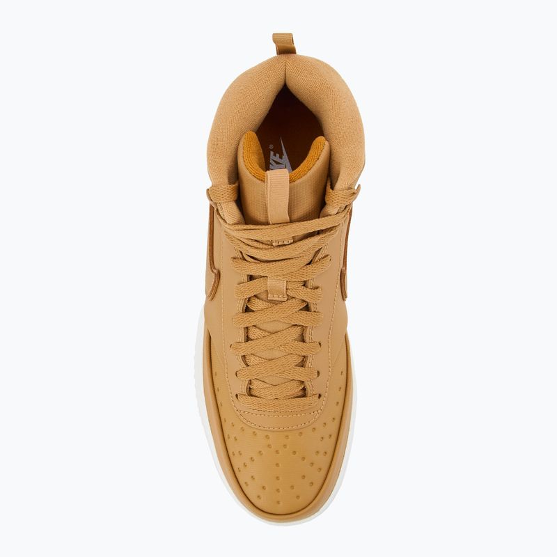 Nike Court Vision Mid men's shoes elemental gold/sail/desert ochre/elemental gold 5