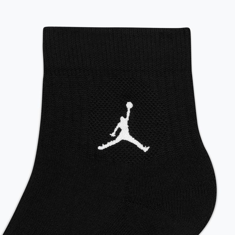 Socks Nike Jordan Everyday Ankle 3 pairs black/white 4