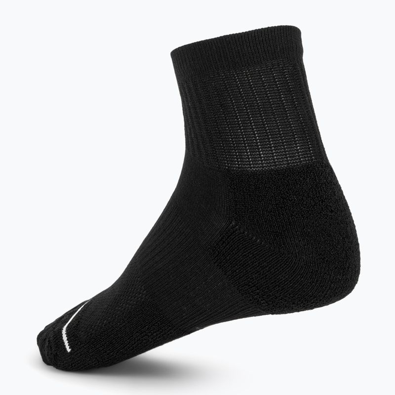 Socks Nike Jordan Everyday Ankle 3 pairs black/white 2