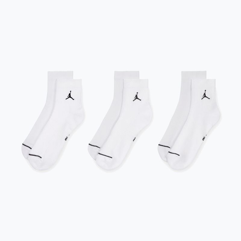 Socks Nike Jordan Everyday Ankle 3 pairs white/black 2