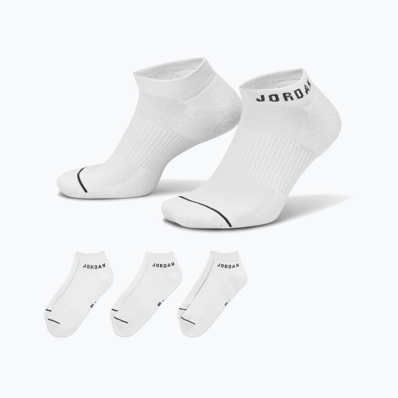 Socks Nike Jordan Everyday No-Show 3 pairs white/black 8