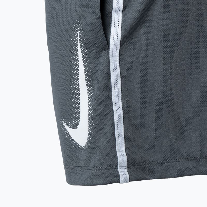 Nike Dri-Fit Multi smoke grey/white children's shorts 3