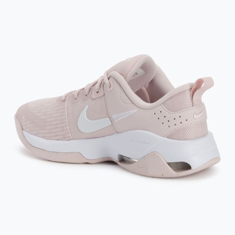 Nike Zoom Bella 6 women's shoes barely rose / diffused taupe / metallic platinum / white 3