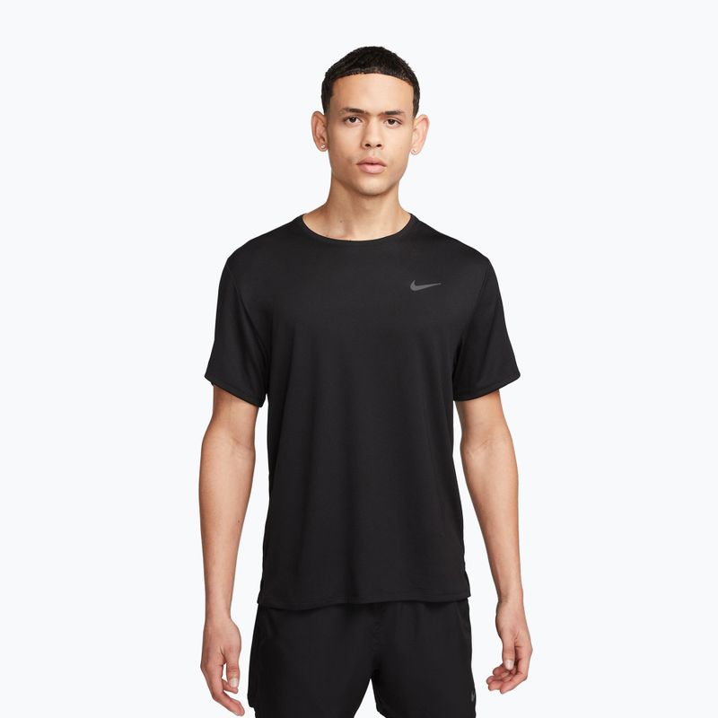 Men's Nike Miler Dri-Fit UV running shirt black
