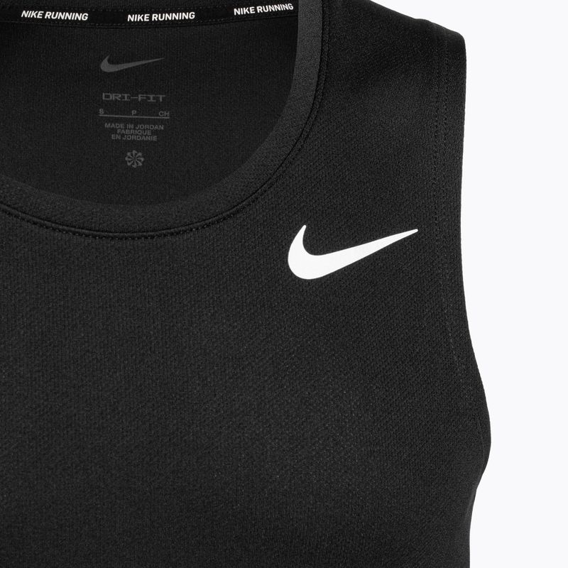 Men's Nike Dri-Fit Miler running tank top black 3