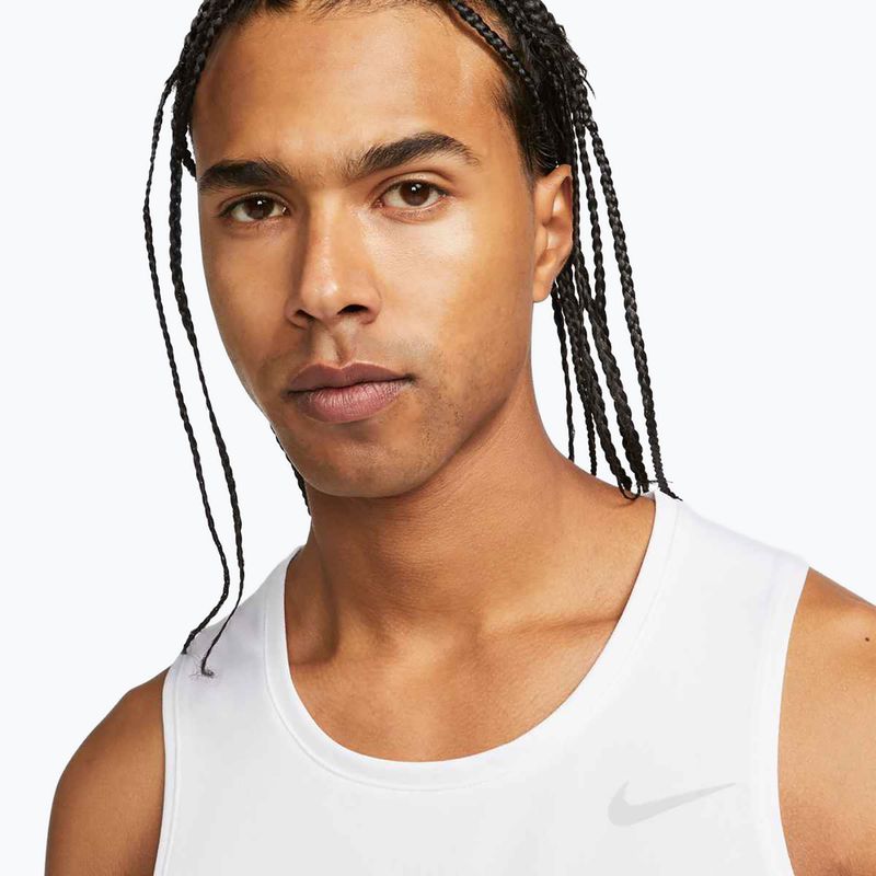 Men's running top Nike Dri-Fit Miler white 4