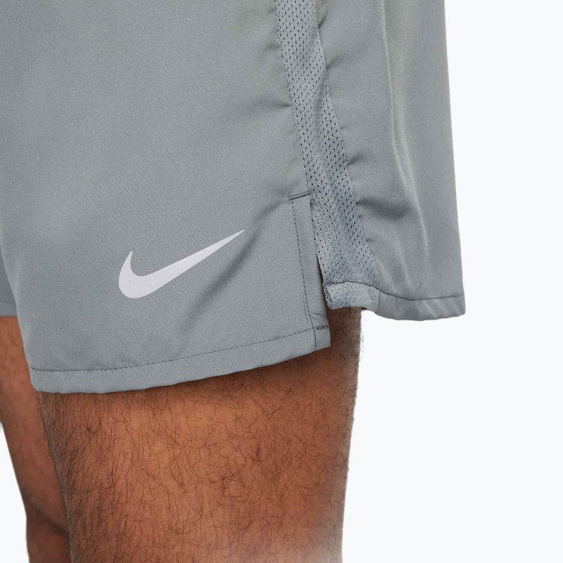 Men's Nike Dri-Fit Challenger 7" Brief-Lined shorts smoke grey/smoke grey/black 6
