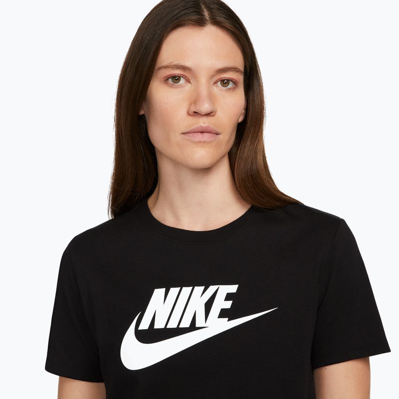Women's T-shirt Nike Sportswear Club Essentials Logo black/white 4