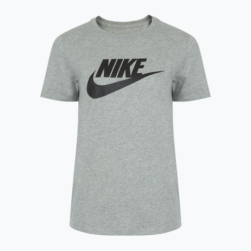 Women's T-shirt Nike Sportswear Club Essentials Logo dark grey heather/black 5