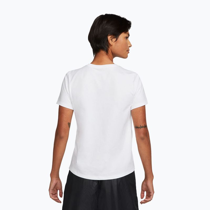 Women's T-shirt Nike Sportswear Club Essentials Logo white/black 3