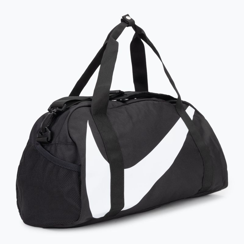 Nike Gym Club 25 l black/black/white children's training bag 2