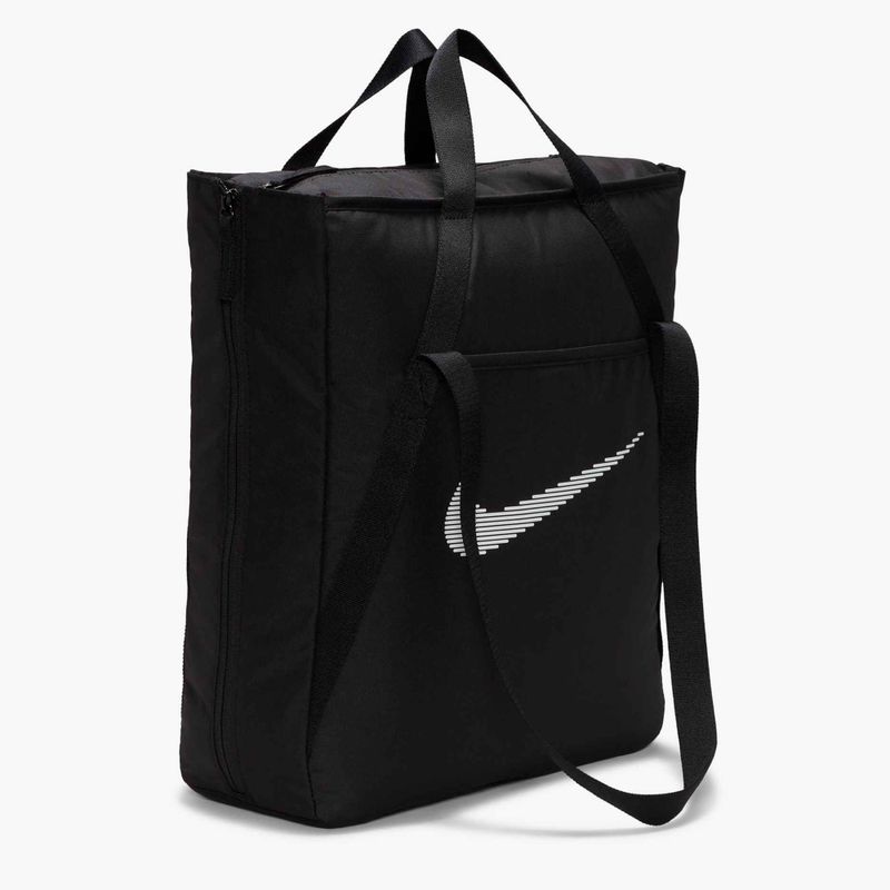 Women's training bag Nike Gym 28 l black/black/white 2