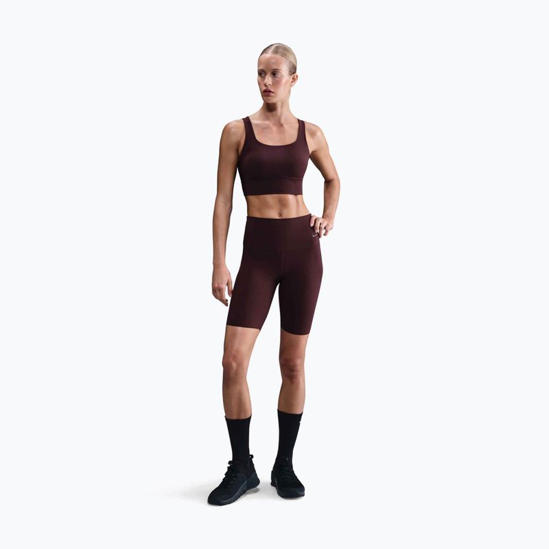 Training bra Nike Zenvy Medium-Support burgundy crush/sail 2