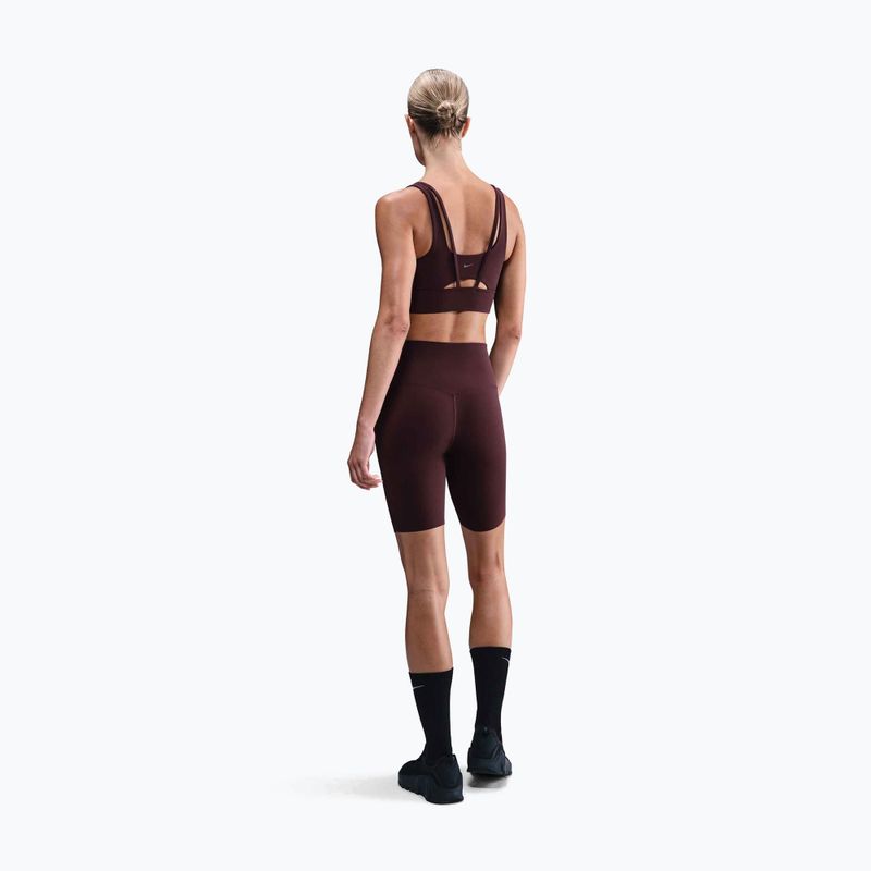 Training bra Nike Zenvy Medium-Support burgundy crush/sail 3