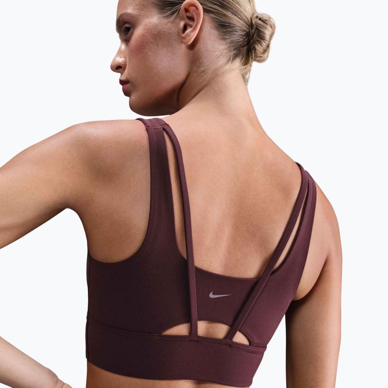 Training bra Nike Zenvy Medium-Support burgundy crush/sail 6