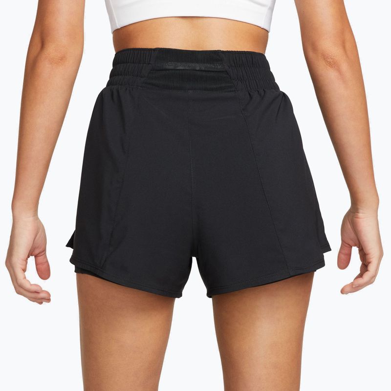 Women's shorts Nike One Dri-Fit High-Waisted 3" 2In1 black 4