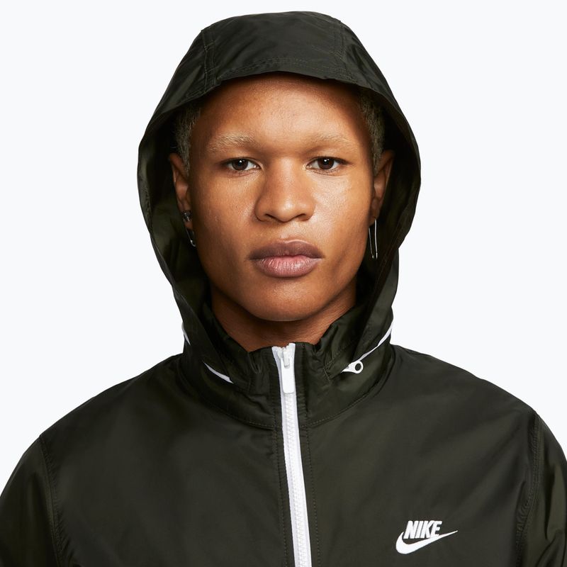 Men's tracksuit Nike Sportswear Club Lined Woven sequoia/white 5