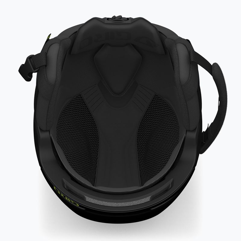 Giro Neo matte black/ano green ski helmet 5