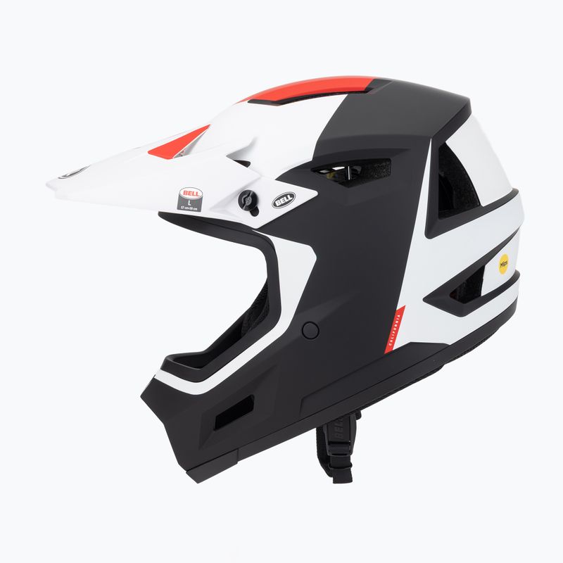Bell Sanction 2 DLX Mips matte black/white bicycle helmet 3