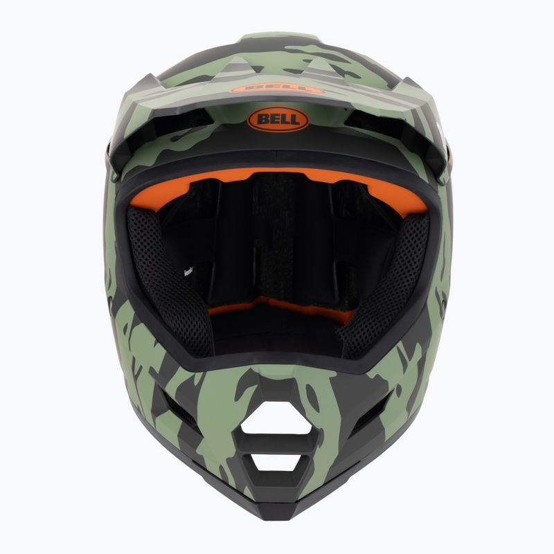 Bell Sanction 2 DLX Mips ravine matte dark green/orange bike helmet 2