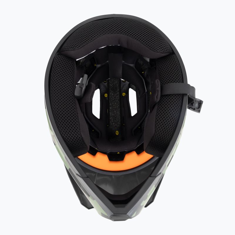 Bell Sanction 2 DLX Mips ravine matte dark green/orange bike helmet 5