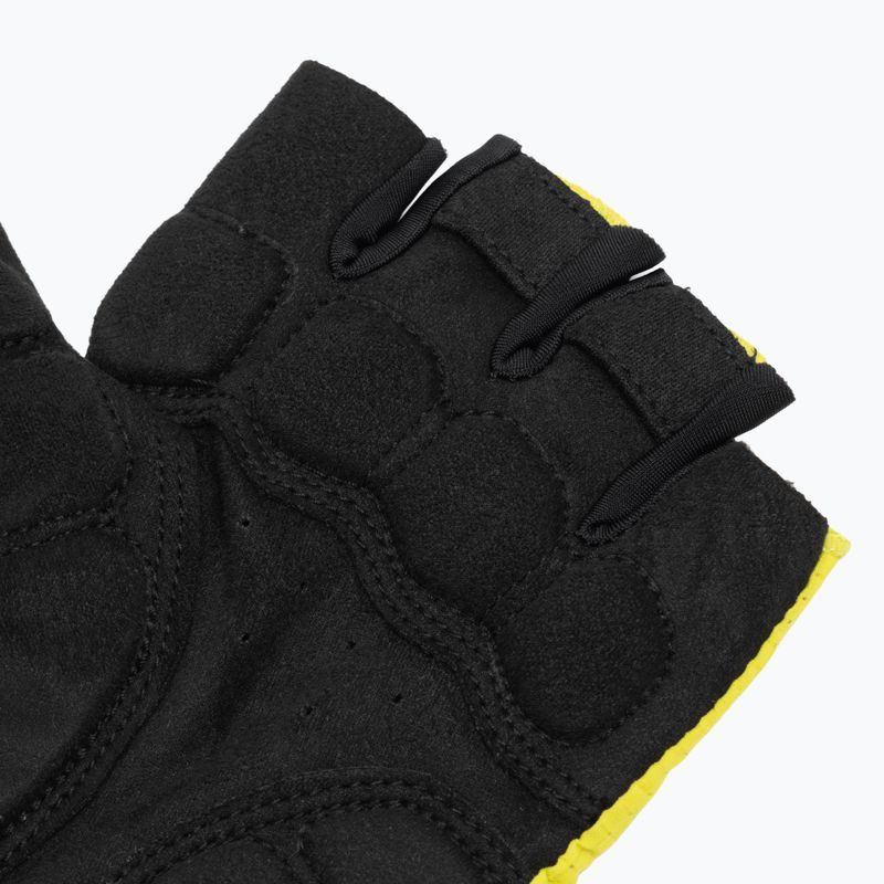 Men's cycling gloves Giro Bravo Gel II highlight yellow 6