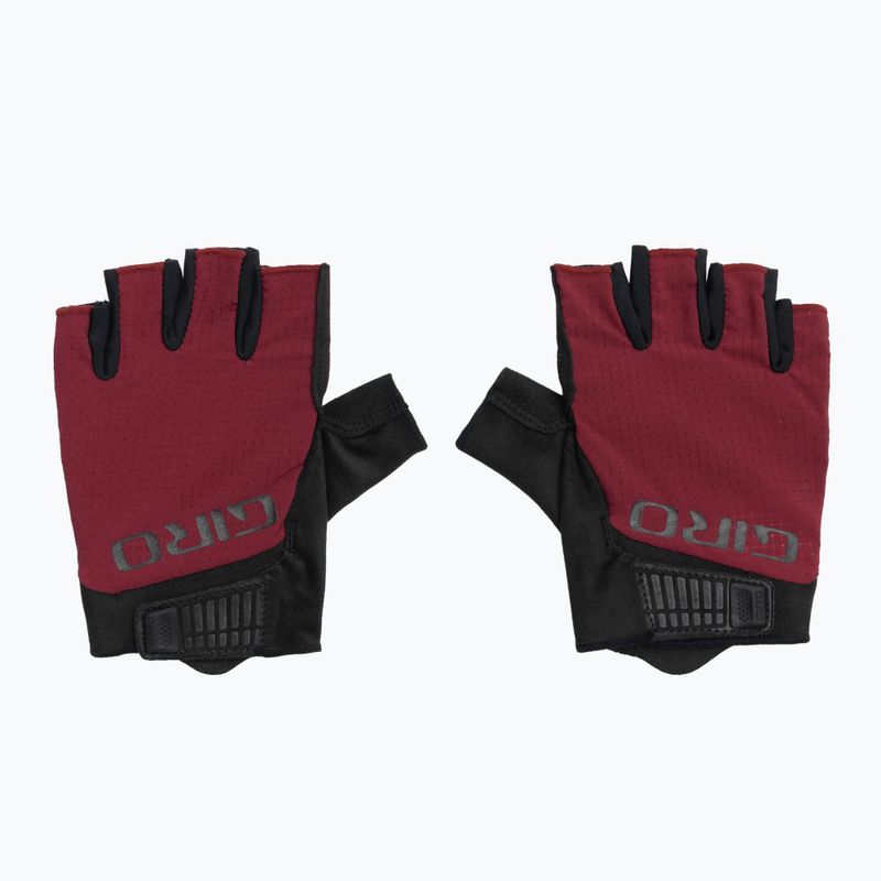 Men's cycling gloves Giro Bravo Gel II ox red 2