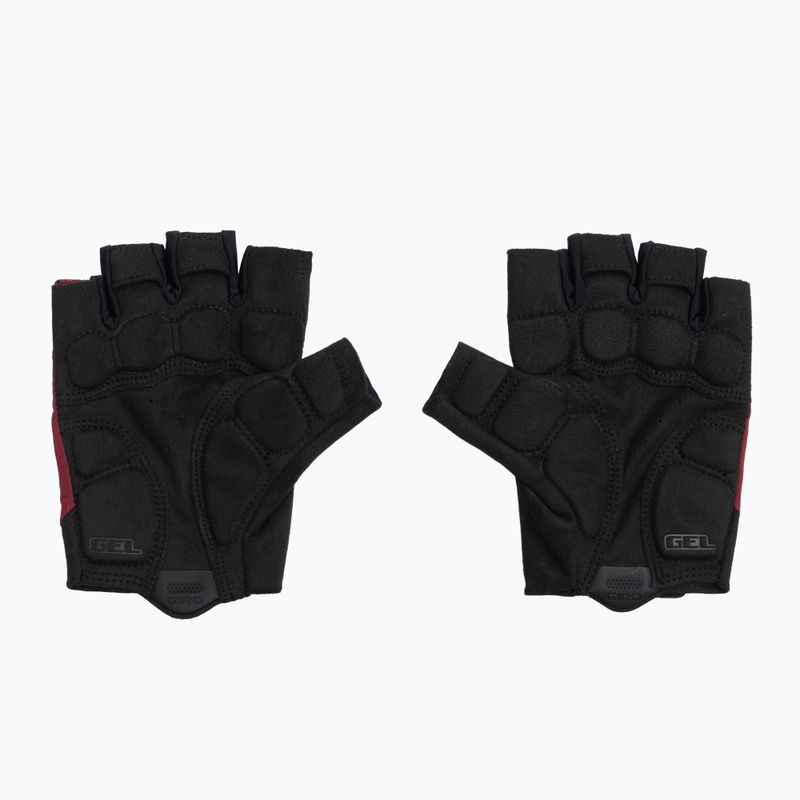 Men's cycling gloves Giro Bravo Gel II ox red 3