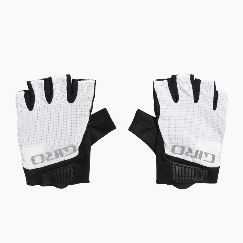 Men's cycling gloves Giro Bravo Gel II white 2