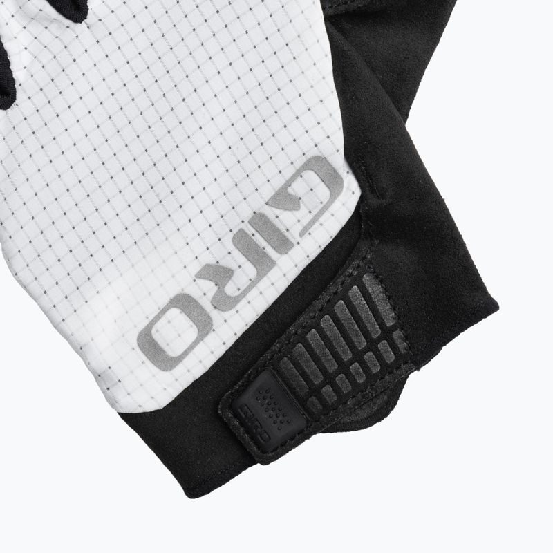 Men's cycling gloves Giro Bravo Gel II white 4