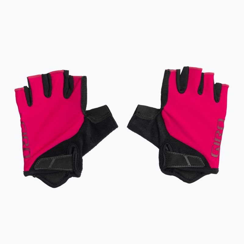 Women's cycling gloves Giro Jag'ette raspberry/dark cherry 2