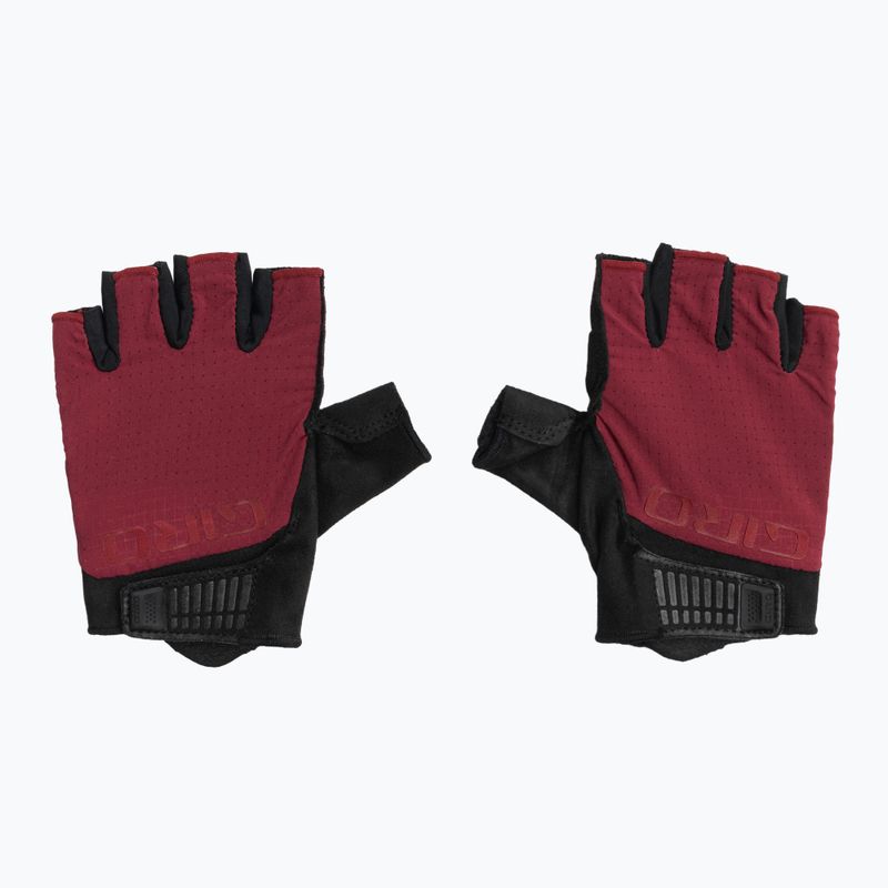 Women's cycling gloves Giro Tessa Gel II dark cherry 2