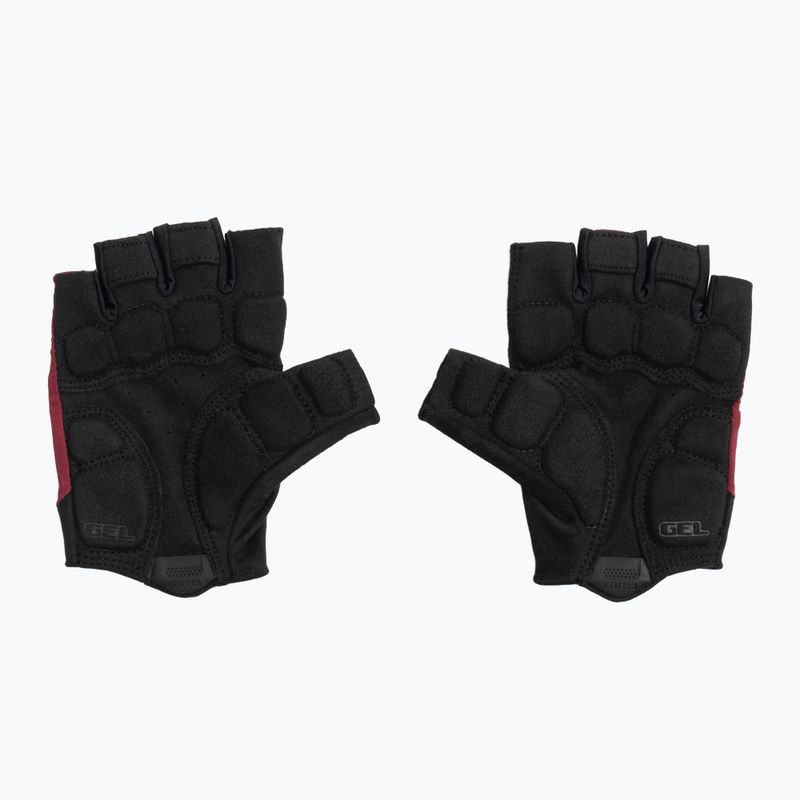 Women's cycling gloves Giro Tessa Gel II dark cherry 3