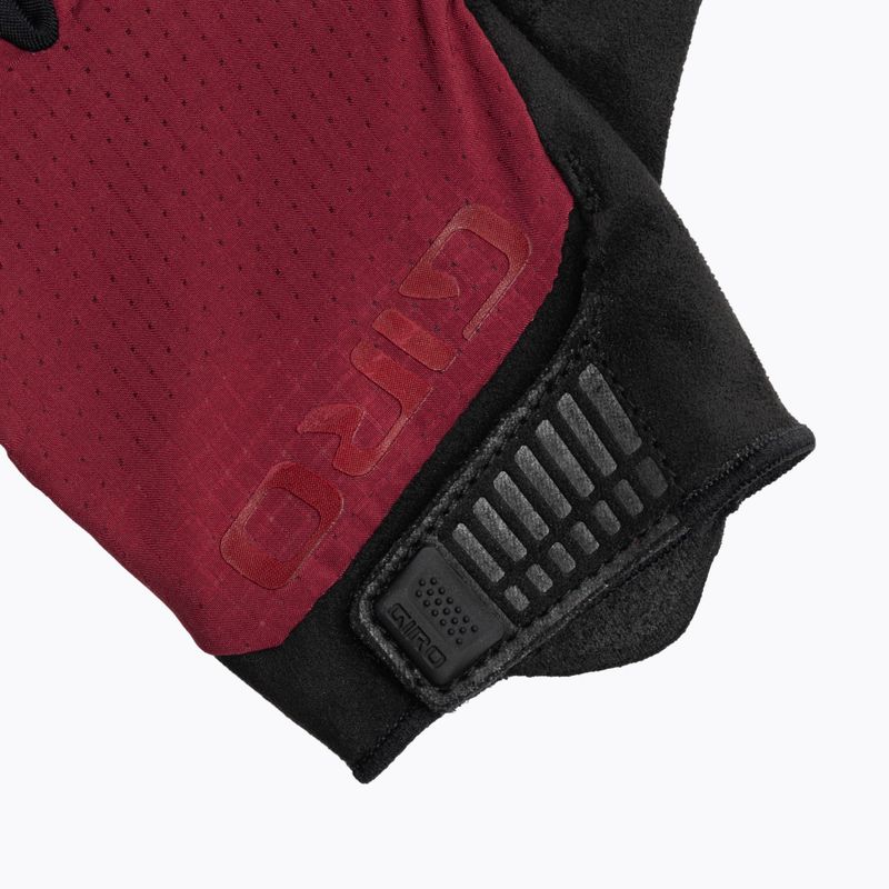 Women's cycling gloves Giro Tessa Gel II dark cherry 4
