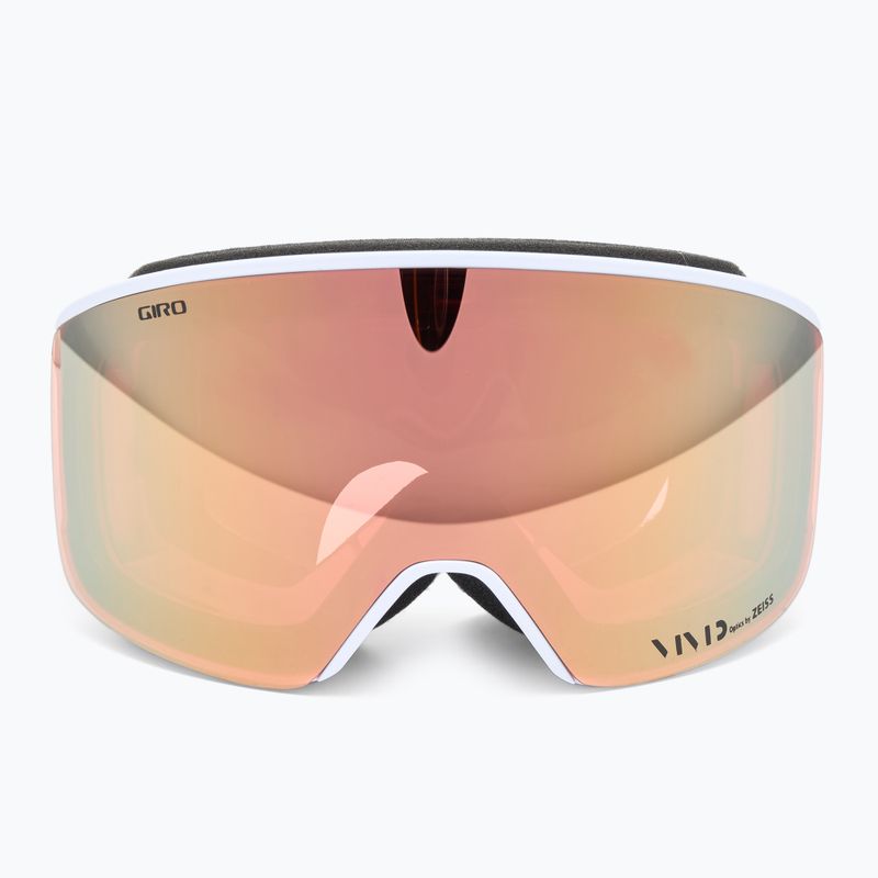 Women's ski goggles Giro Ella white bliss/rose gold/infrared 3