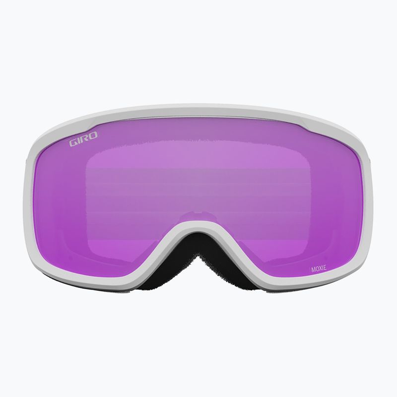 Women's ski goggles Giro Moxie white & grey chute/ amber pink/ yellow 2