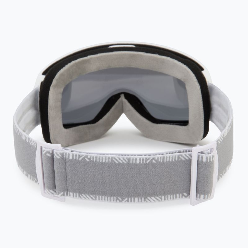 Women's ski goggles Giro Moxie white & grey chute/ cobalt/ yellow 4