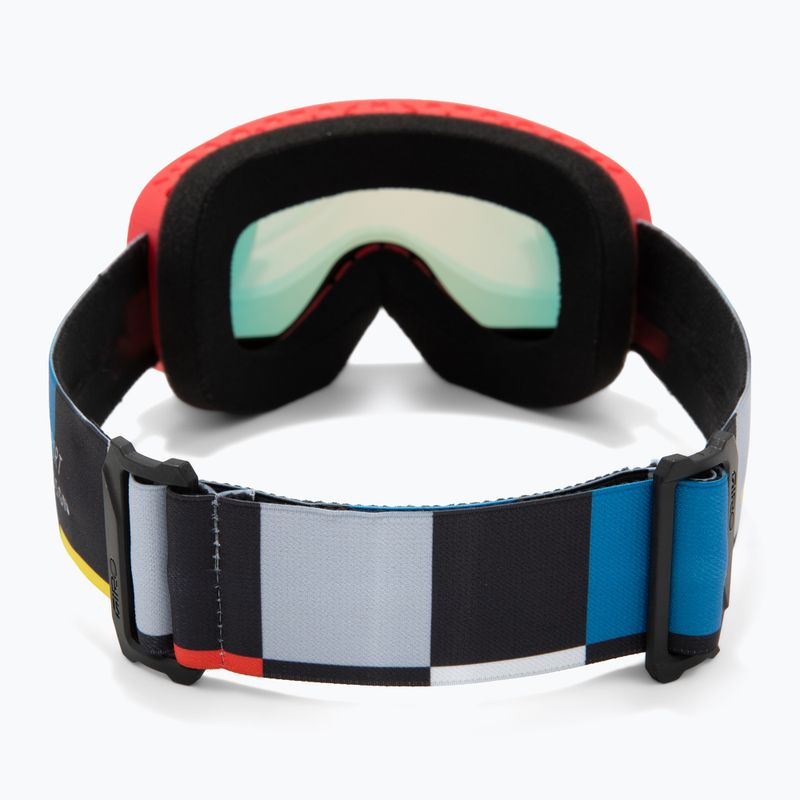 Children's ski goggles Giro Chico 2.0 Jr black blocks/amber scarlet 3