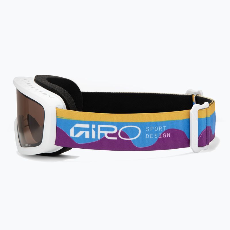 Children's ski goggles Giro Chico 2.0 Jr purple waves/amber rose 4