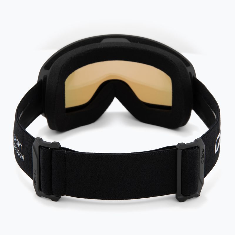 Ski goggles Giro Cruz black stacked/amber scarlet 3