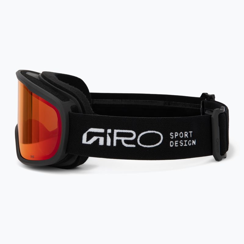 Ski goggles Giro Cruz black stacked/amber scarlet 4