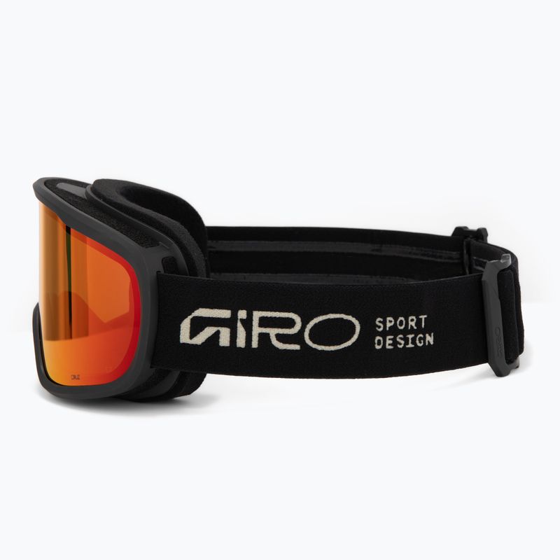 Ski goggles Giro Cruz black tan stacked/amber scarlet 4