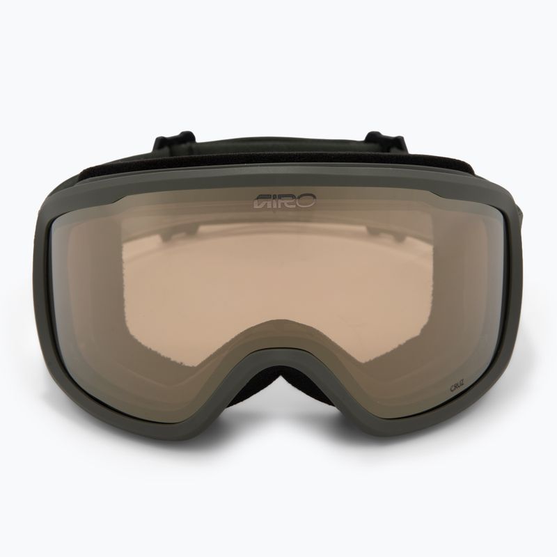 Ski goggles Giro Cruz olive green stacked/amber gold 2