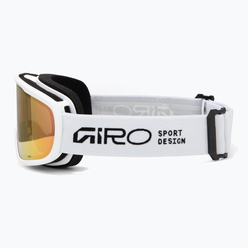 Ski goggles Giro Cruz white stacked/amber pink 4