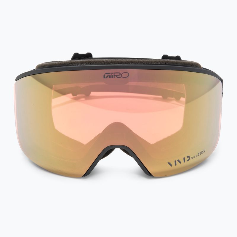 Women's ski goggles Giro Ella black rails/vivid rose gold/vivid infrared 3